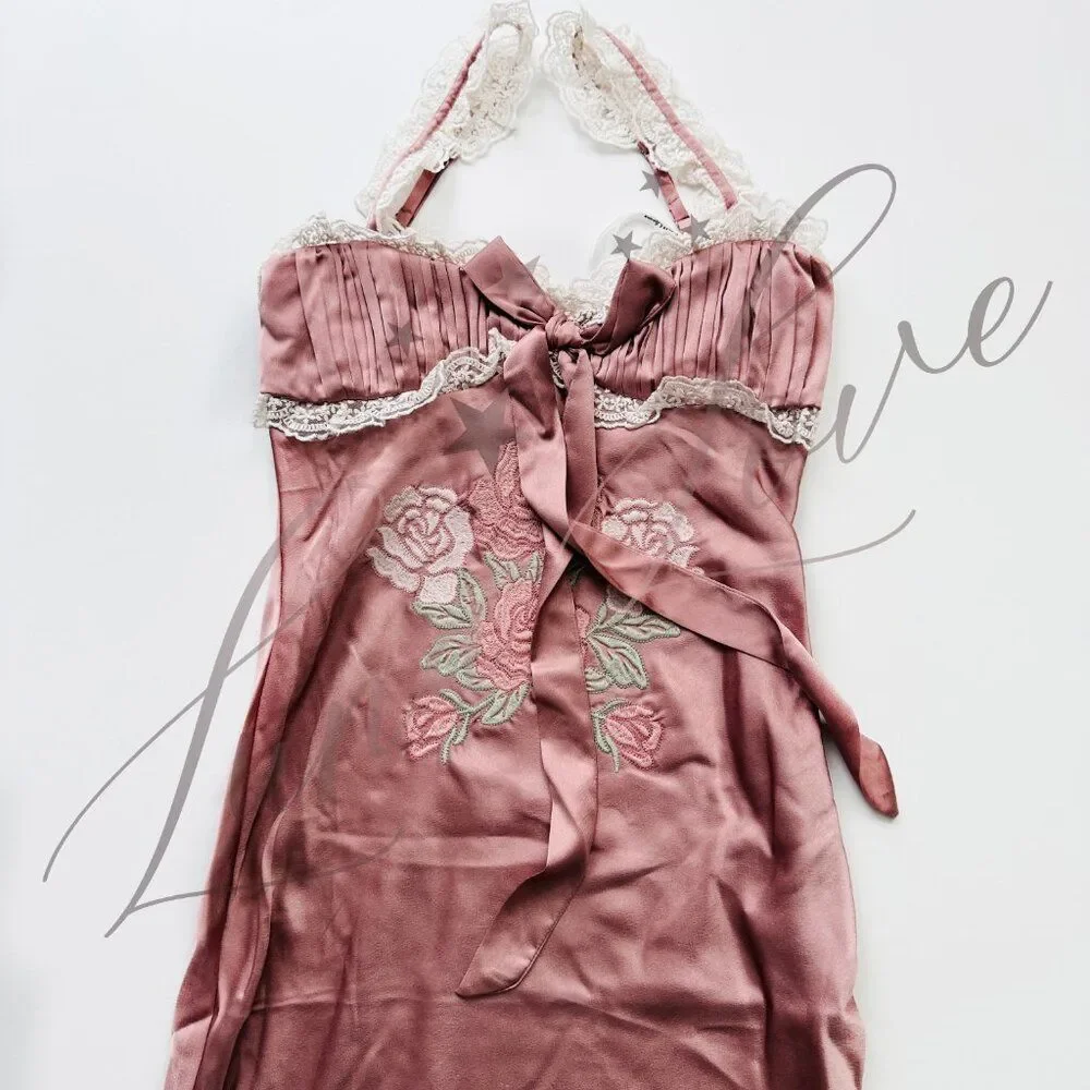 FOR LOVE & LEMONS Chelsea Embroidered Floral Maxi Dress NWT! - Picture 5 of 14